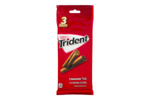 Trident Sugar Free Gum Cinnamon - 3 PK