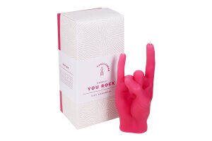 Свічка декоративна Candlehand You Rock рожева