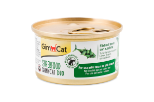 Корм д/котів Шайні Кет Суперфуд з тунцем та цукіні 70г ж/б Джим Кет