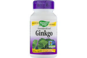 Nature's Way Standardized Ginkgo - 60 CT