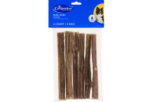 Companion Bully Sticks For Dogs 5 Inch - 6 CT