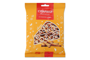 Сухарики Субота пшеничні 90 г зі смаком сиру