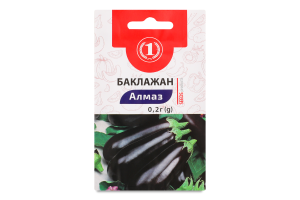 Насіння Баклажан Алмаз 0,2г ТМ "1"