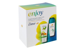 Набор Крем для рук Вдохновляющий 75мл + Антиперспирант шариковый Груша и алоэ вера 50мл Вдохновение и свежесть Dove 2шт