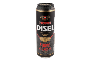 Пиво 0.568л 7.4% светлое фильтрованное пастеризованное Strong Horn Disel ж/б