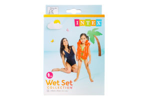 Жилет надувной для детей 3-6лет №58671 50х47см Wet set collection Intex 1шт