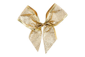 Прикраса ялинкова Бант блиск 8*9см 5802