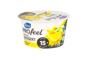 Десерт сирковий Valio ваніль-лимон протеїн безлакт