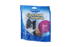 Companion Catchum & Chewum Dog Treats Bacon