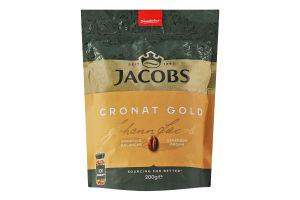 Кава розчинна сублімована Cronat Gold Jacobs д/п 200г