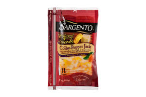 Sargento Natural Blends Cheese Slices Colby-Pepper Jack - 11 CT