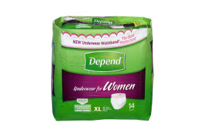 Depend Maximum Absorbency XL Underwear for Women - 14 CT