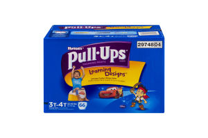Huggies Pull-Ups Training Pants Learning Designs 3T-4T - 66 CT