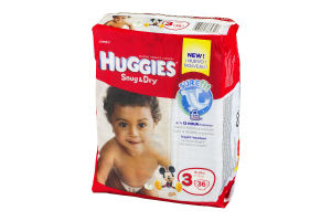 Huggies Snug & Dry Diapers Disney Jumbo Pack 3 16-28 lb - 36 CT