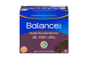 Balance Bar Double Chocolate Brownie - 6 CT