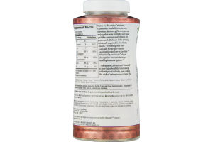 Nature's Bounty Calcium 600mg with D3 600IU Dietary Supplement Adult Gummies - 90 CT