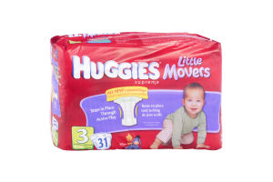 Huggies Supreme Little Movers Diapers Jumbo Pack Size 3, 16-28 lb