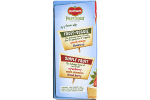 Del Monte Fruit Burst Squeezers Simply Fruit Strawberry - 4 CT