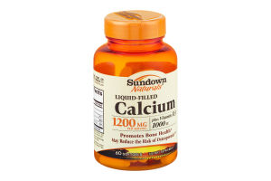 Sundown Naturals Liquid-Filled Calcium 1200mg Softgels - 60 CT