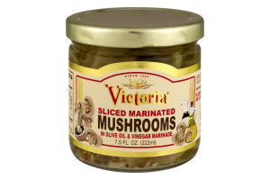 Victoria Sliced Marinated Mushrooms in Olive Oil & Vinegar Marinade