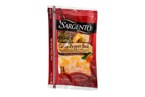 Sargento Natural Blends Cheese Slices Colby-Pepper Jack - 11 CT
