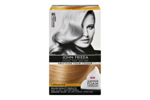 John Frieda Precision Foam Colour Sheer Blonde 8G Medium Golden Blonde Permanent Colour