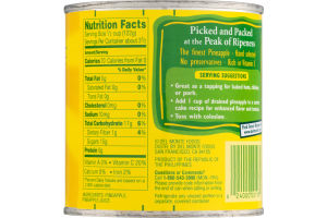 Del Monte 100% Juice Crushed Pineapple