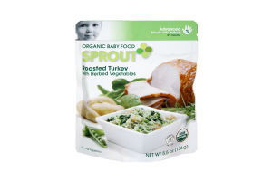 Sprout Advanced Roasted Turkey with Herbed Vegetables Organic Baby Food