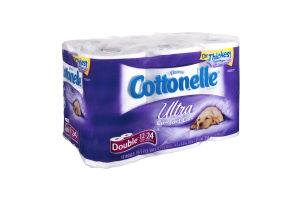 Kleenex Cottonelle Ultra Comfort Care Double Toilet Paper Rolls - 12 CT