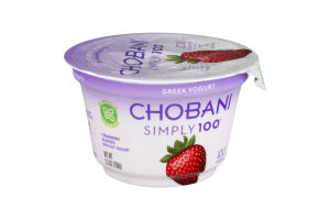 Chobani Simply 100 Non-Fat Yogurt Strawberry