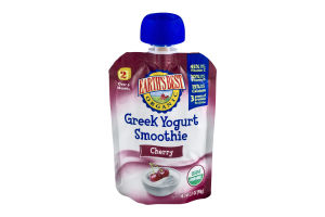 Earth's Best Organic Stage 2 Greek Yogurt Smoothie Cherry