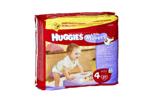 Huggies Little Movers Jumbo 22-37lb Diapers - 27 CT