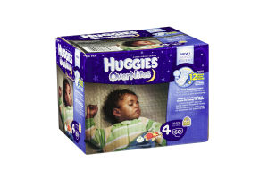 Huggies OverNites Diapers Big Pak Size 4 - 60 CT