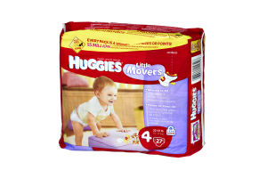 Huggies Little Movers Jumbo 22-37lb Diapers - 27 CT
