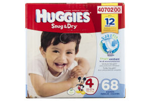 Huggies Diapers Snug & Dry Disney Size 4 (22 - 37 lb) - 68 CT