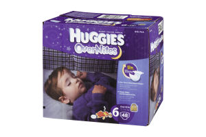 Huggies OverNites Diapers Disney 6 35 LB - 48 CT