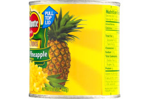 Del Monte 100% Juice Crushed Pineapple