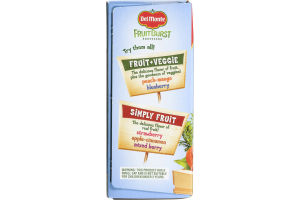 Del Monte Fruit Burst Squeezers Fruit + Veggie Peach-Mango - 4 CT