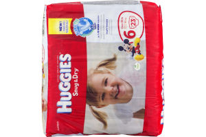 Huggies Snug & Dry Diapers Disney Jumbo Pack 6 Over 35 lb - 23 CT