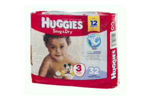 Huggies Diapers Snug & Dry Disney Size 3 (16 - 28 lb) - 32 CT