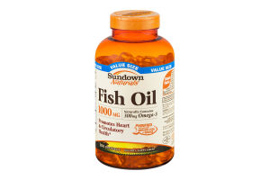 Sundown Naturals Fish Oil 1000mg Softgels - 300 CT