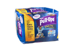 Huggies Pull-Ups Training Pants Night-Time 2T-3T 18-34 Lbs - 52 CT
