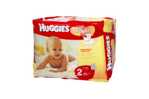 Huggies Little Snugglers Jumbo Pack Size 2 Disney Diapers - 36 CT