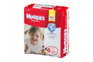 Huggies Snug & Dry Diapers Disney Jumbo Pack 6 Over 35 lb - 23 CT