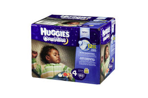 Huggies OverNites Diapers Big Pak Size 4 - 60 CT