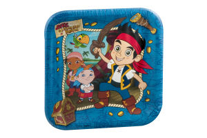 DesignWare Plates Jake and Never Land Pirates 9" - 8 CT