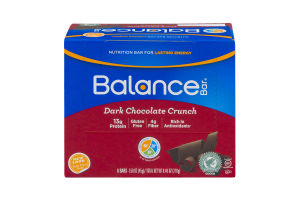 Balance Bar Nutrition Bars Dark Chocolate Crunch - 6 CT