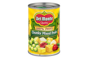 Del Monte 100% Juice Chunky Mixed Fruit