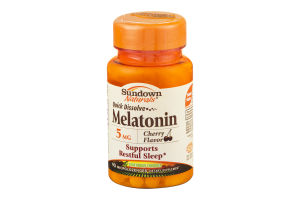 Sundown Naturals Melatonin 5mg Microlozenges Cherry Flavor - 90 CT
