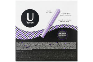 U by Kotex Security Super Tampons Unscented - 18 PK